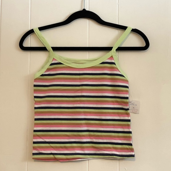 Y2K striped cami tank top (3) - Picture 2 of 4